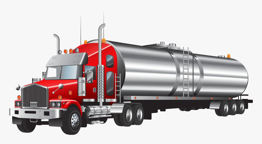 Tank Truck Png Clipart - Oil Tanker Truck Png, Transparent Png, Free Download