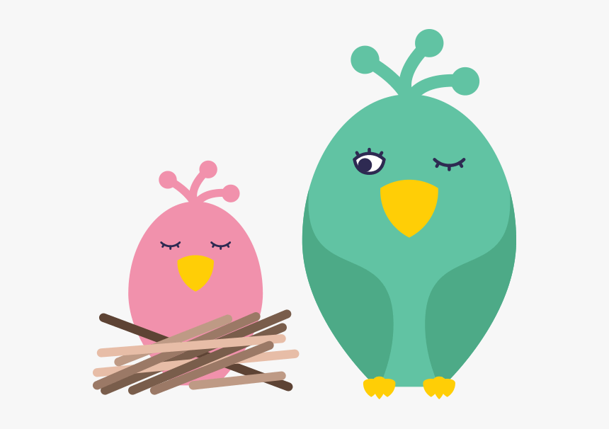 Sleeping Birds Cartoon, HD Png Download, Free Download