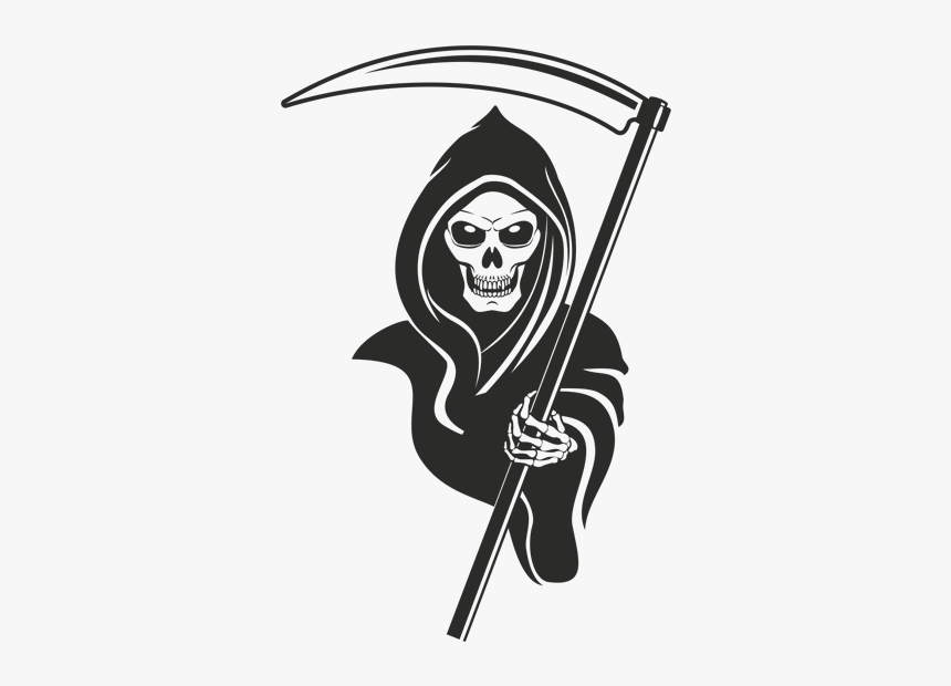 Clip Art Logo Png For - Black And White Reaper, Transparent Png, Free Download