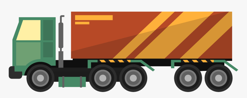 Curtainsider Truck Icon Big - Trailer Truck, HD Png Download, Free Download