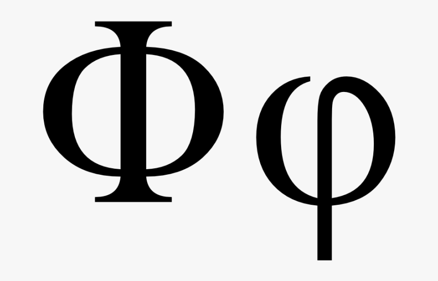 Phi Greek Letter - Phi Golden Ratio Symbol, HD Png Download, Free Download