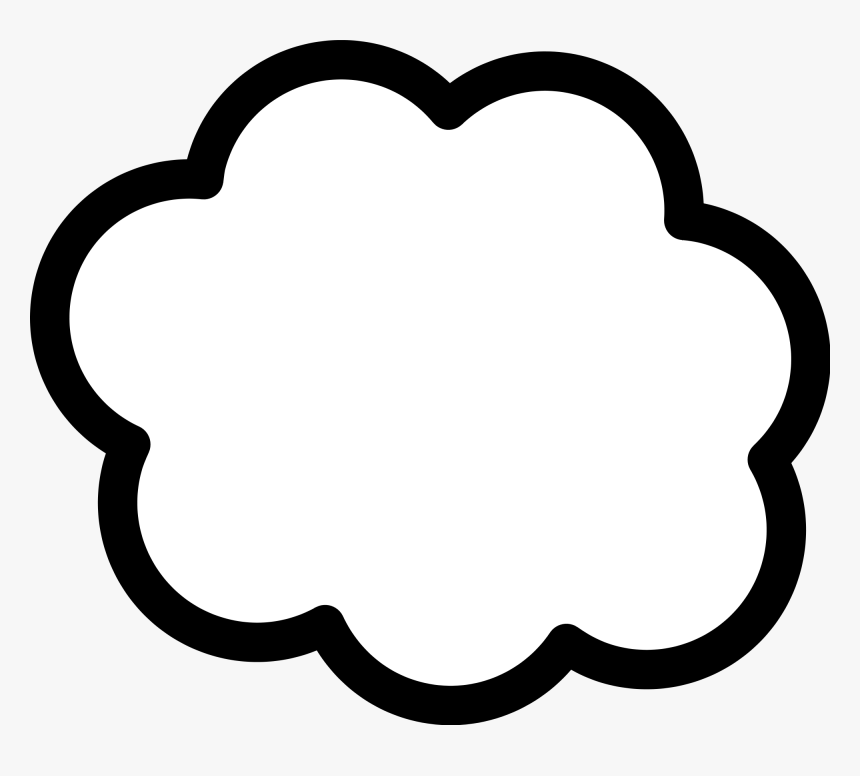 Pensamiento, Nube, Formas, Símbolos, Creativa - Cloud Shape, HD Png Download, Free Download