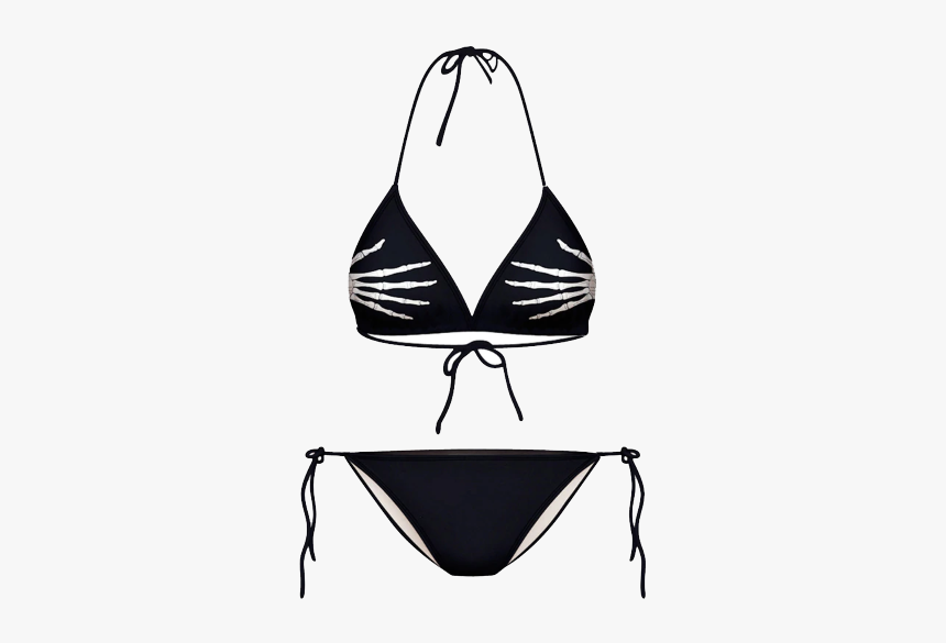 Black Sexy Bikini - Gothic Bikini, HD Png Download, Free Download