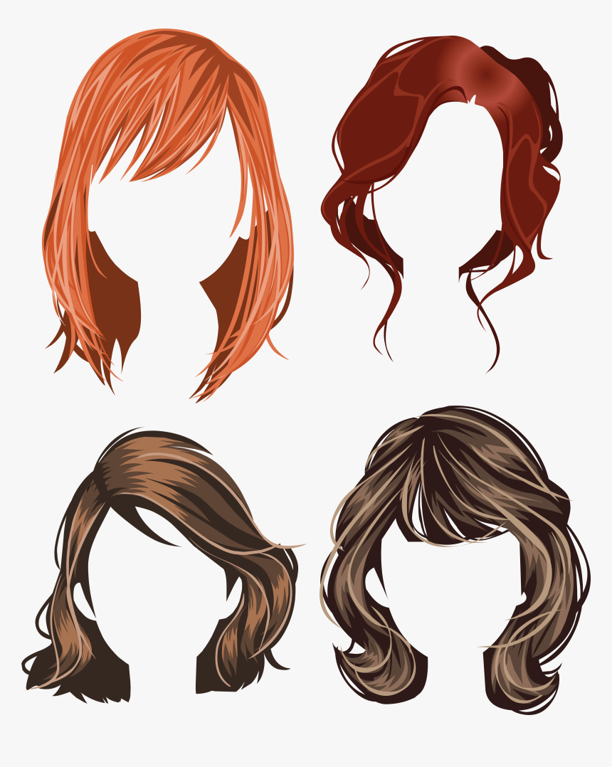 Hair Wig Png - Парик Рисунок Пнг, Transparent Png, Free Download