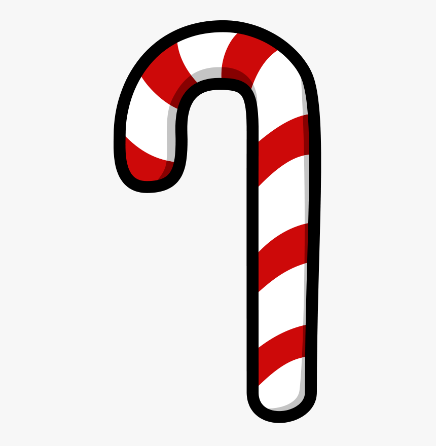 Candy Cane Ribbon Candy Taffy Clip Art - Christmas Candy Cane Clipart, HD Png Download, Free Download
