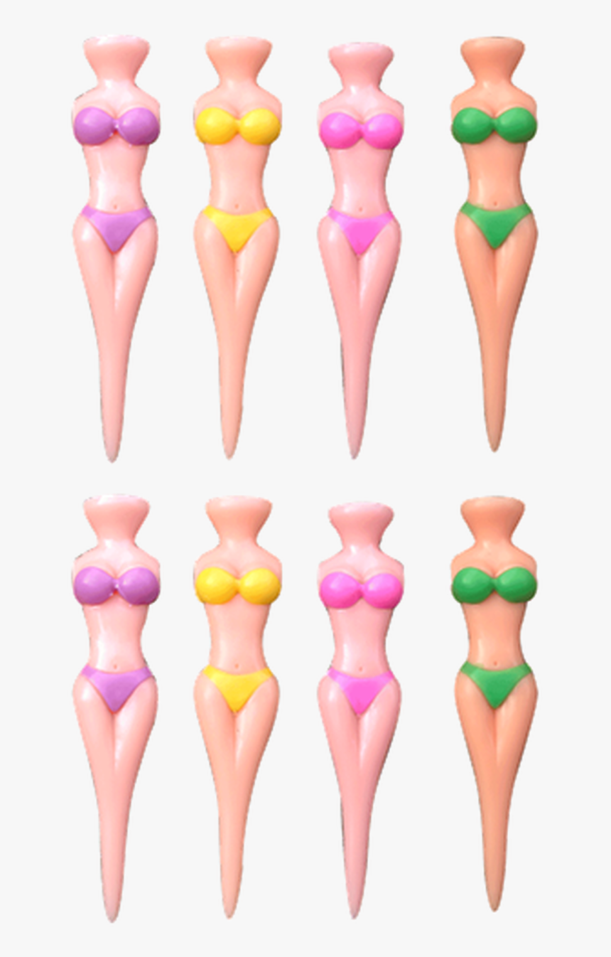 Bikini Lady Golf Tees - Ice Cream, HD Png Download, Free Download