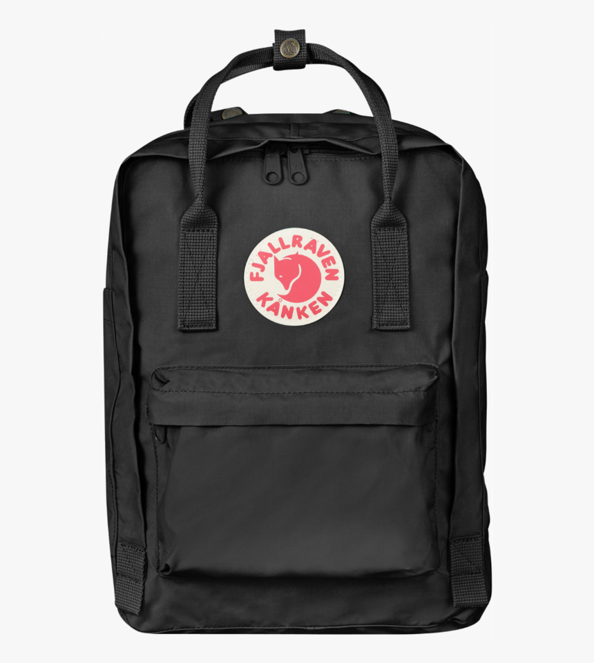 Backpack, Png, And Kanken Image - Fjallraven Kanken Laptop 13 Black, Transparent Png, Free Download