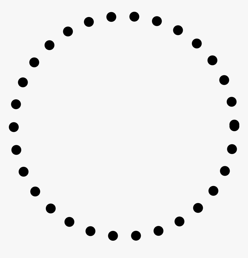 Dot Circle Png - Circle Of Dots Transparent, Png Download, Free Download