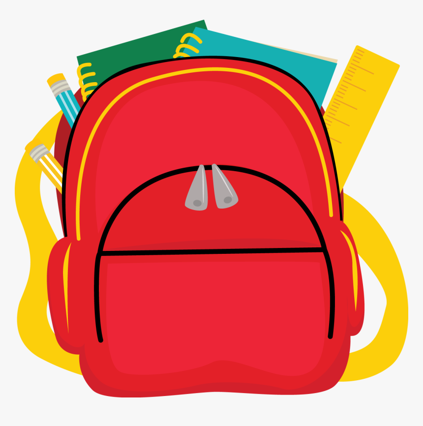School Bag Backpack Clip Art - Transparent Background Backpack Clipart, HD Png Download, Free Download