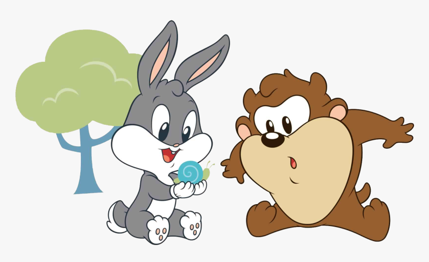 Bugs Bunny & Taz - Baby Taz And Bugs Bunny, HD Png Download, Free Download