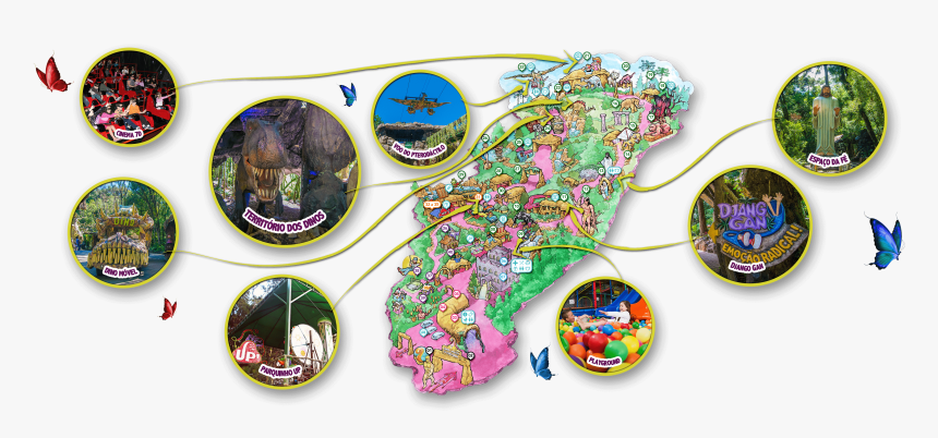 Mapa Terra Magica Florybal, HD Png Download, Free Download