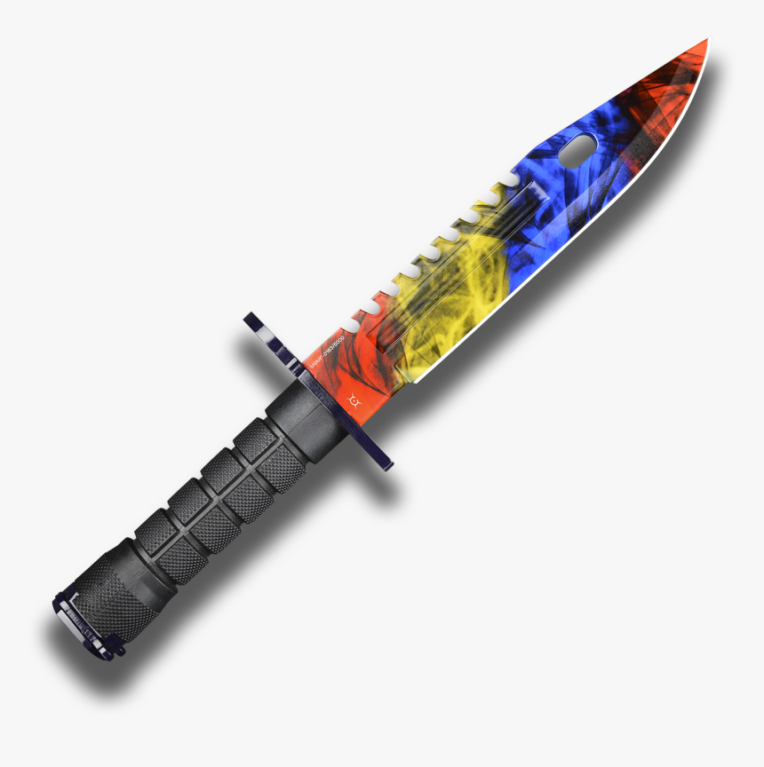 Fadecase M9 Bayonet Knife Marble Fade Fadecase Skins - M9 Bayonet Fade Png, Transparent Png, Free Download