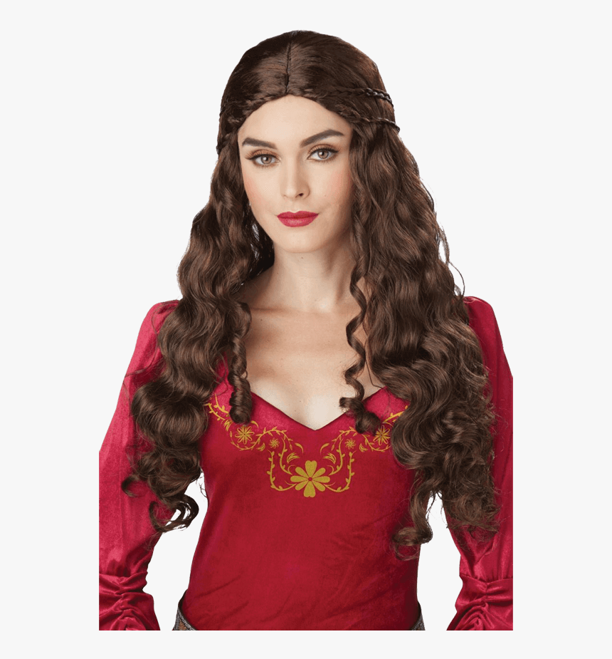 Brown Lady Guinevere Wig - Wig, HD Png Download, Free Download