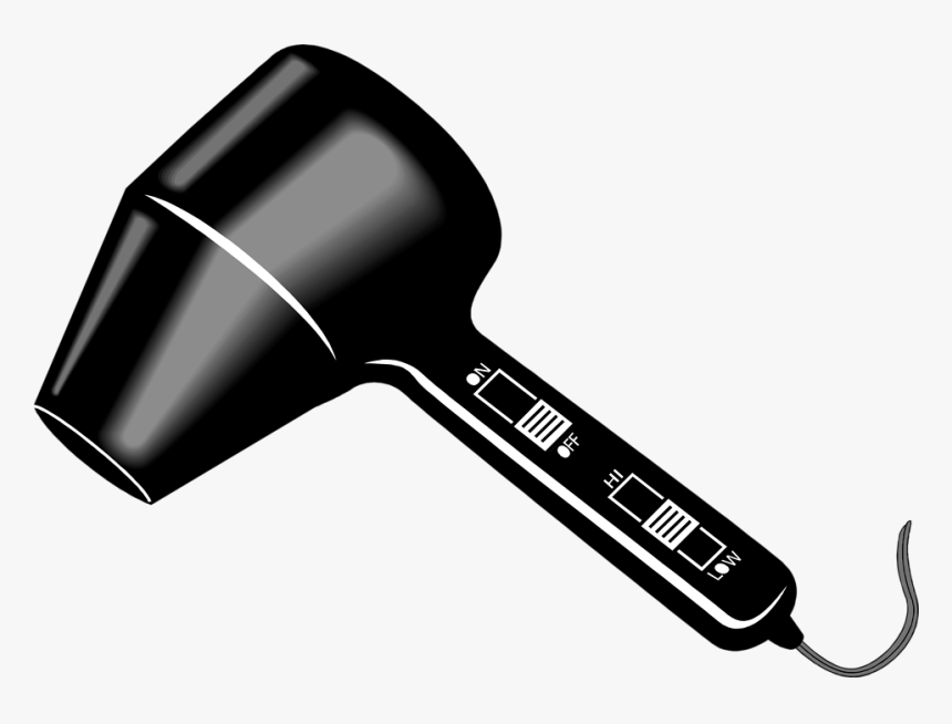 Hair Dryer Free Stock - Hair Dryer Clipart Transparent, HD Png Download, Free Download