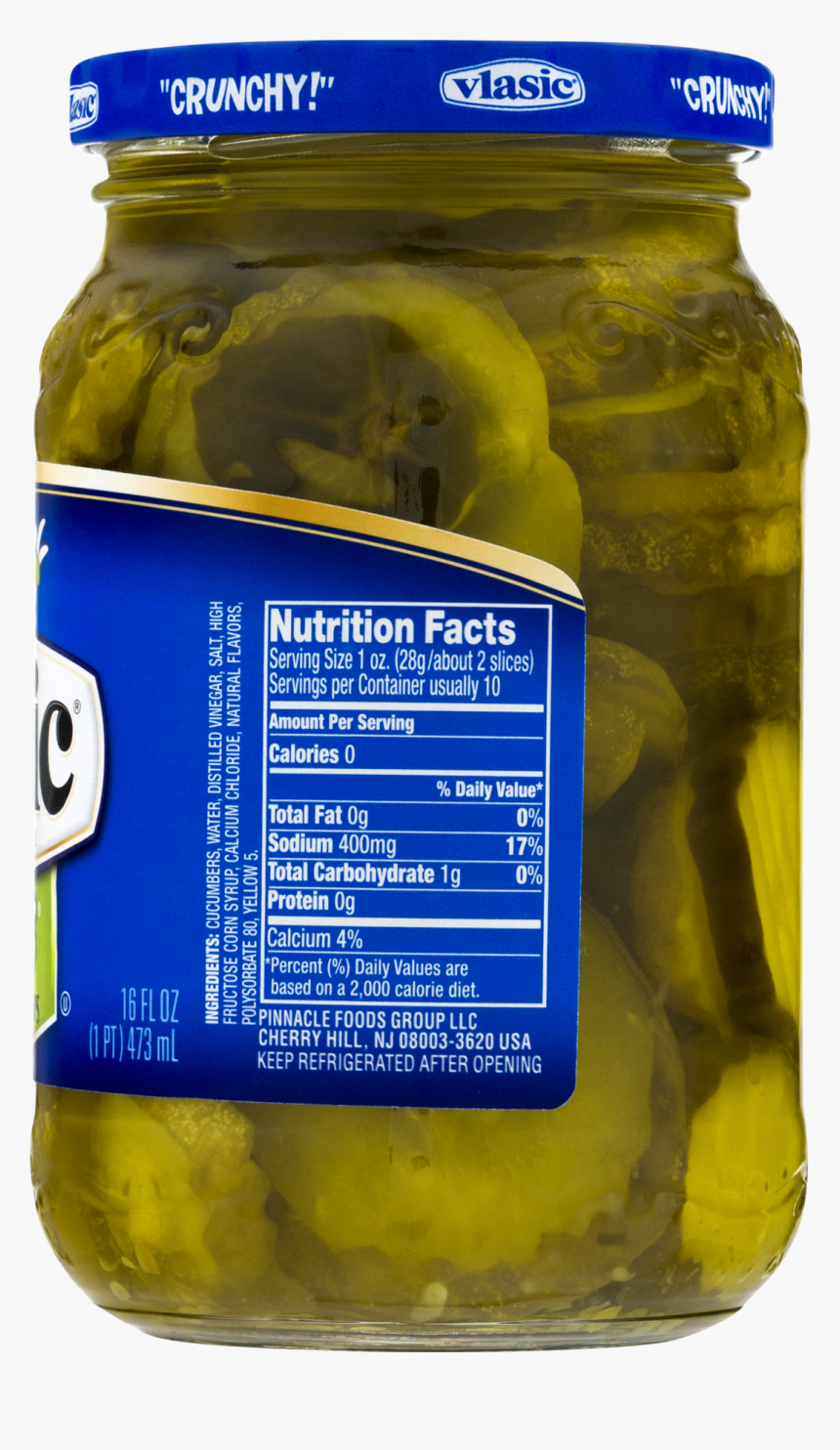 Vlasic Pickle Chips Nutrition, HD Png Download, Free Download