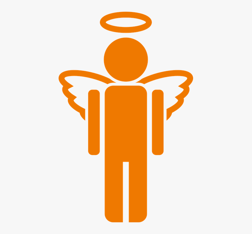 Angel, Boy, Wings, Halo, Male - Business Angel Icon, HD Png Download, Free Download