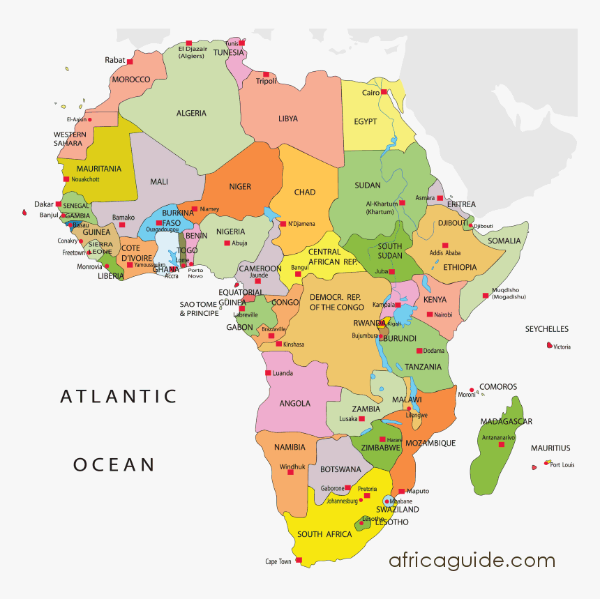 Map Of Africa 2019, HD Png Download, Free Download