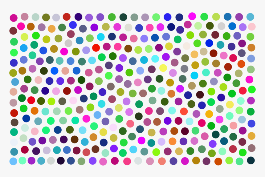 Polka Dot,line,circle - Colorful Polka Dots Transparent Background, HD Png Download, Free Download