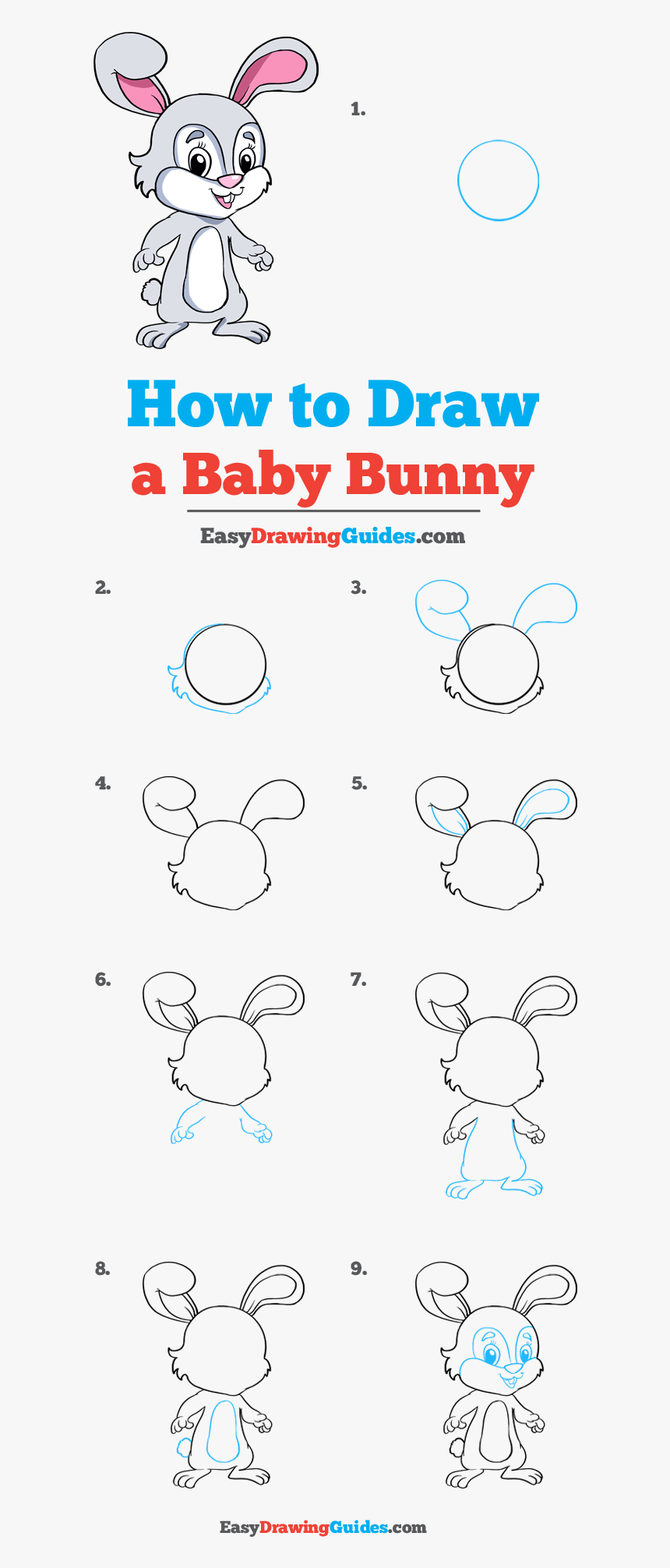 How To Draw Baby Bunny - House, HD Png Download, Free Download