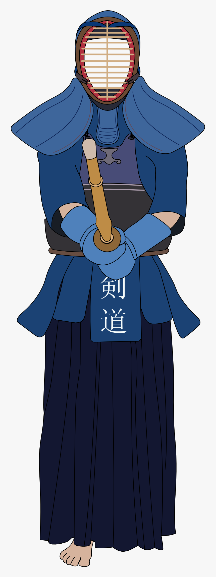 Kendo Plain - Kendo Japanese Martial Arts, HD Png Download, Free Download