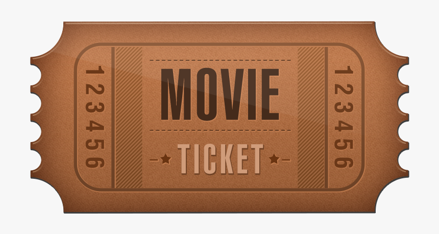 Ticket Cinema Film - Movie Ticket Stub, HD Png Download, Free Download