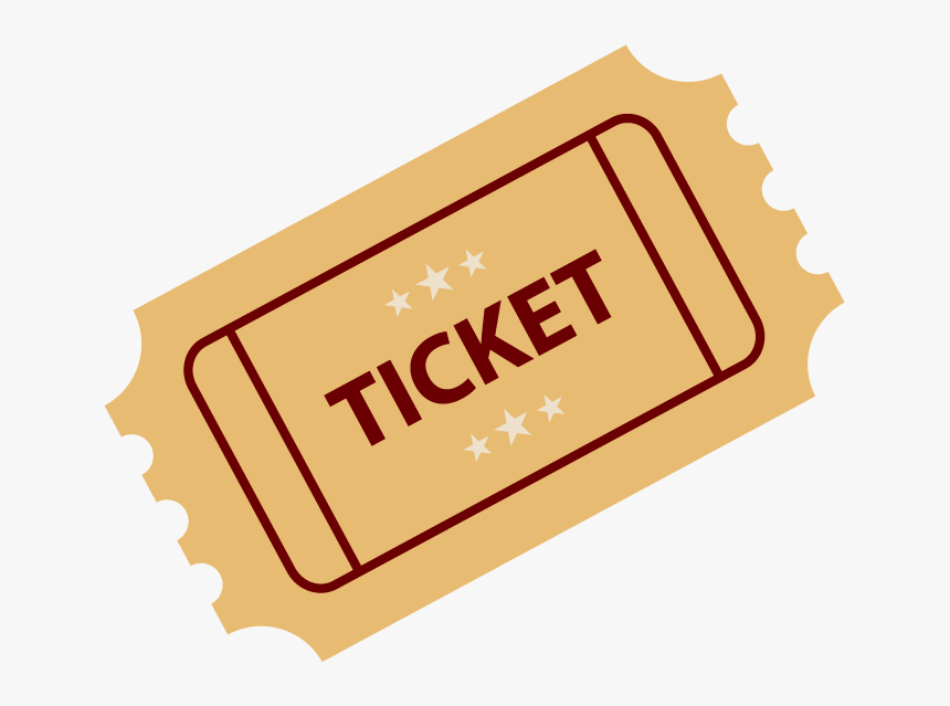 Ticket Vector, HD Png Download - kindpng