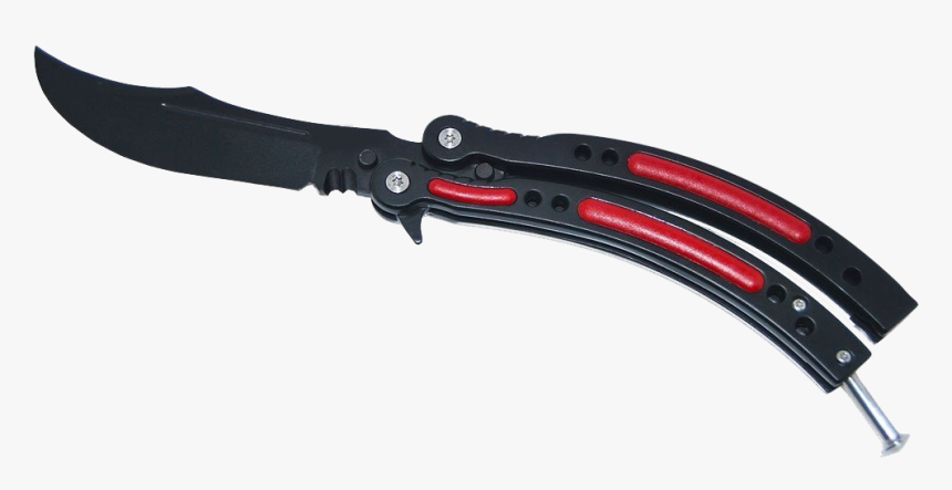 Csgo Knife Png - Butterfly Knife Trainer Cuts, Transparent Png, Free Download