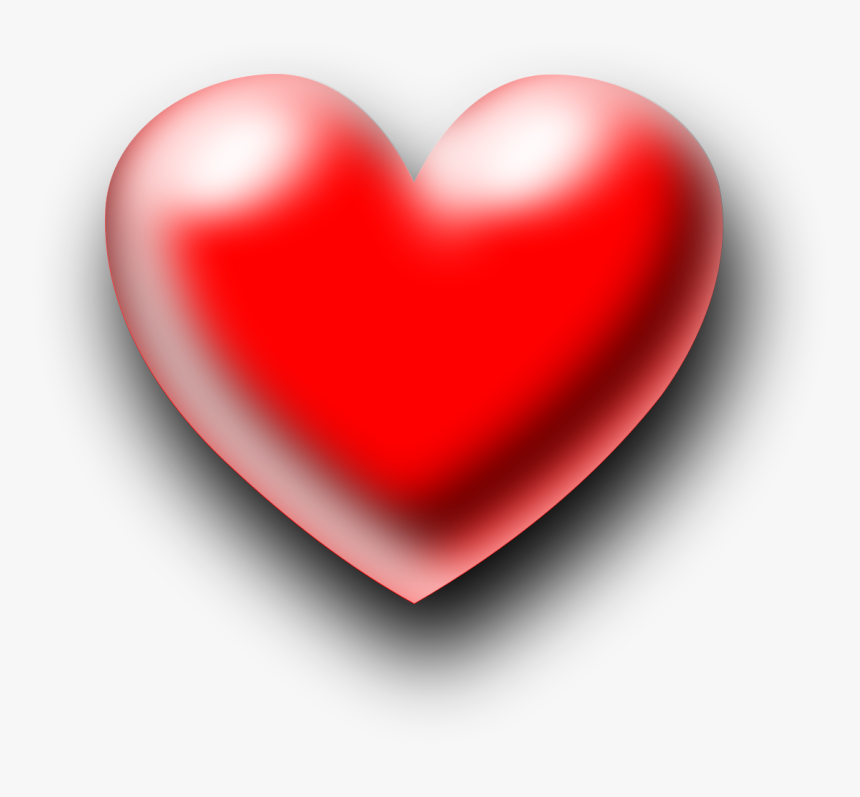 Transparent Corazon Png Transparente - Heart Shape 3d Drawing, Png Download, Free Download