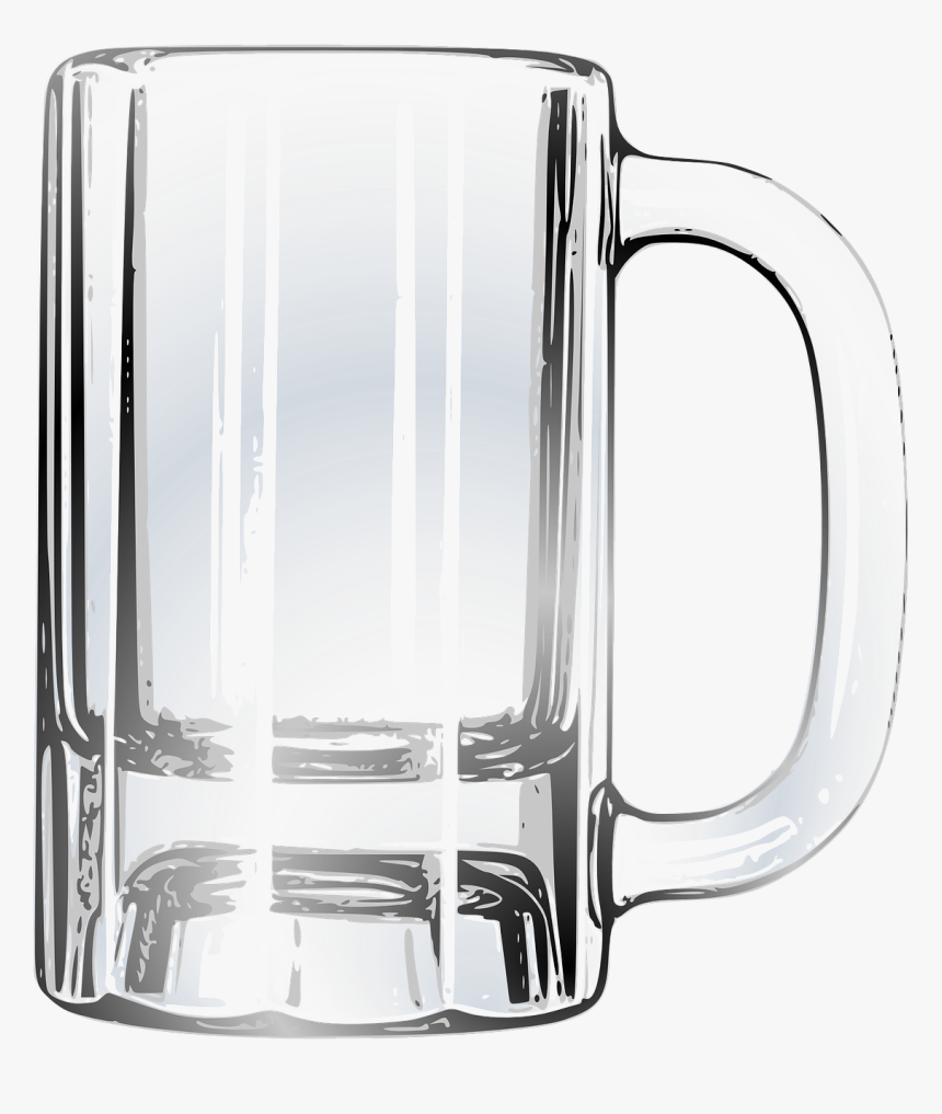 Empty Beer Mug Transparent, HD Png Download, Free Download
