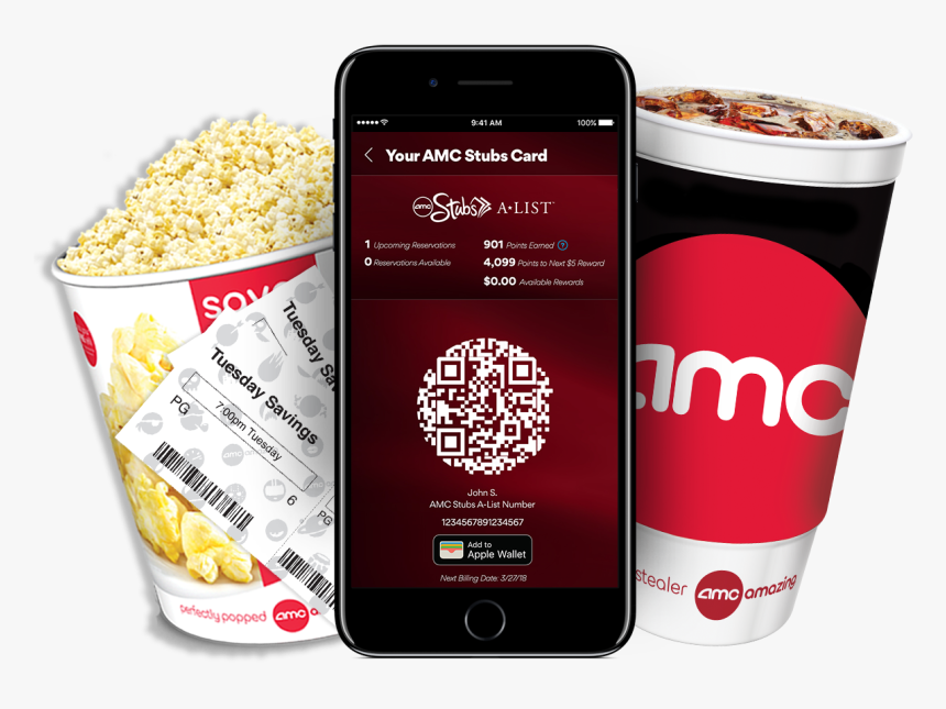 Amc Stubs Premiere Perks - Amc Stubs A List, HD Png Download, Free Download
