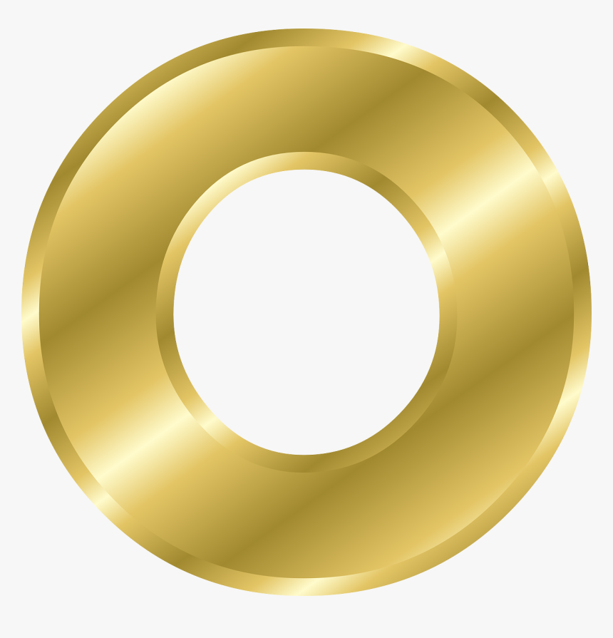 Gold Letter O Png, Transparent Png, Free Download