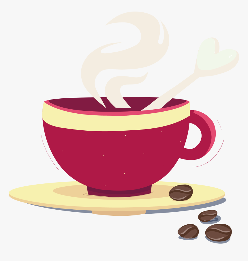 Coffee Cup Beer Drink - Transparent Coffee Vector, HD Png Download, Free Download