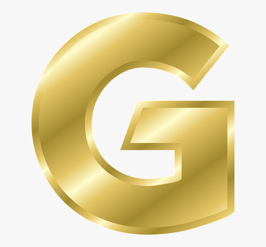 Letter, G, Capital Letter, Alphabet, Abc, Gold - Transparent Gold Letters Png, Png Download, Free Download