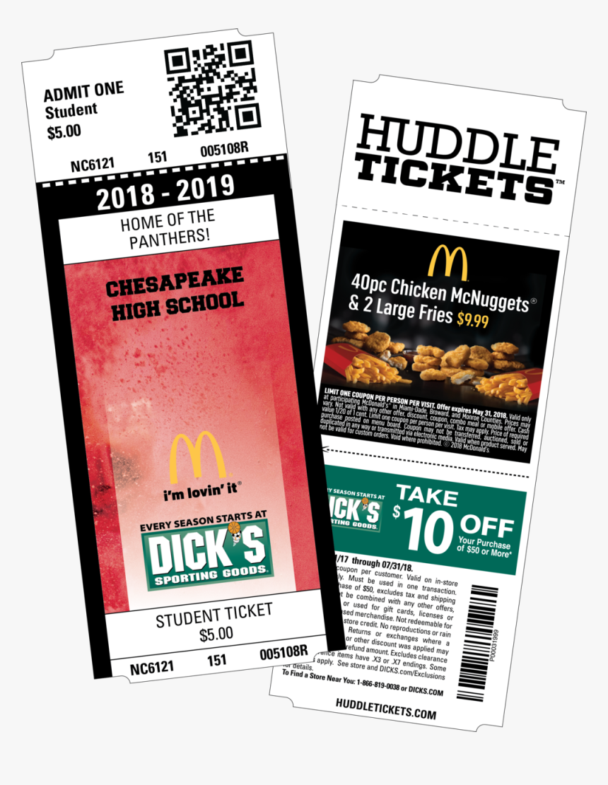 Tickets Png - Huddle Tickets, Transparent Png, Free Download