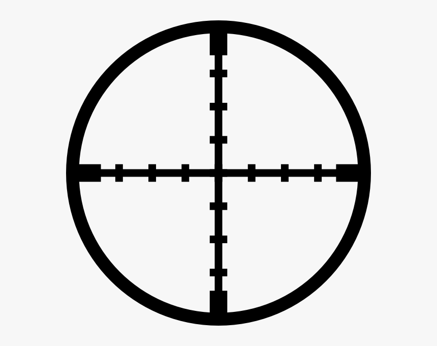 Crosshairs Clip Art - Crosshairs Clipart, HD Png Download, Free Download