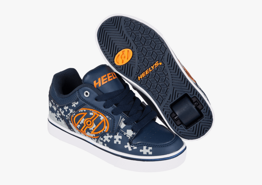 Motion Plus Navy Grey Orange - Heelys, HD Png Download, Free Download