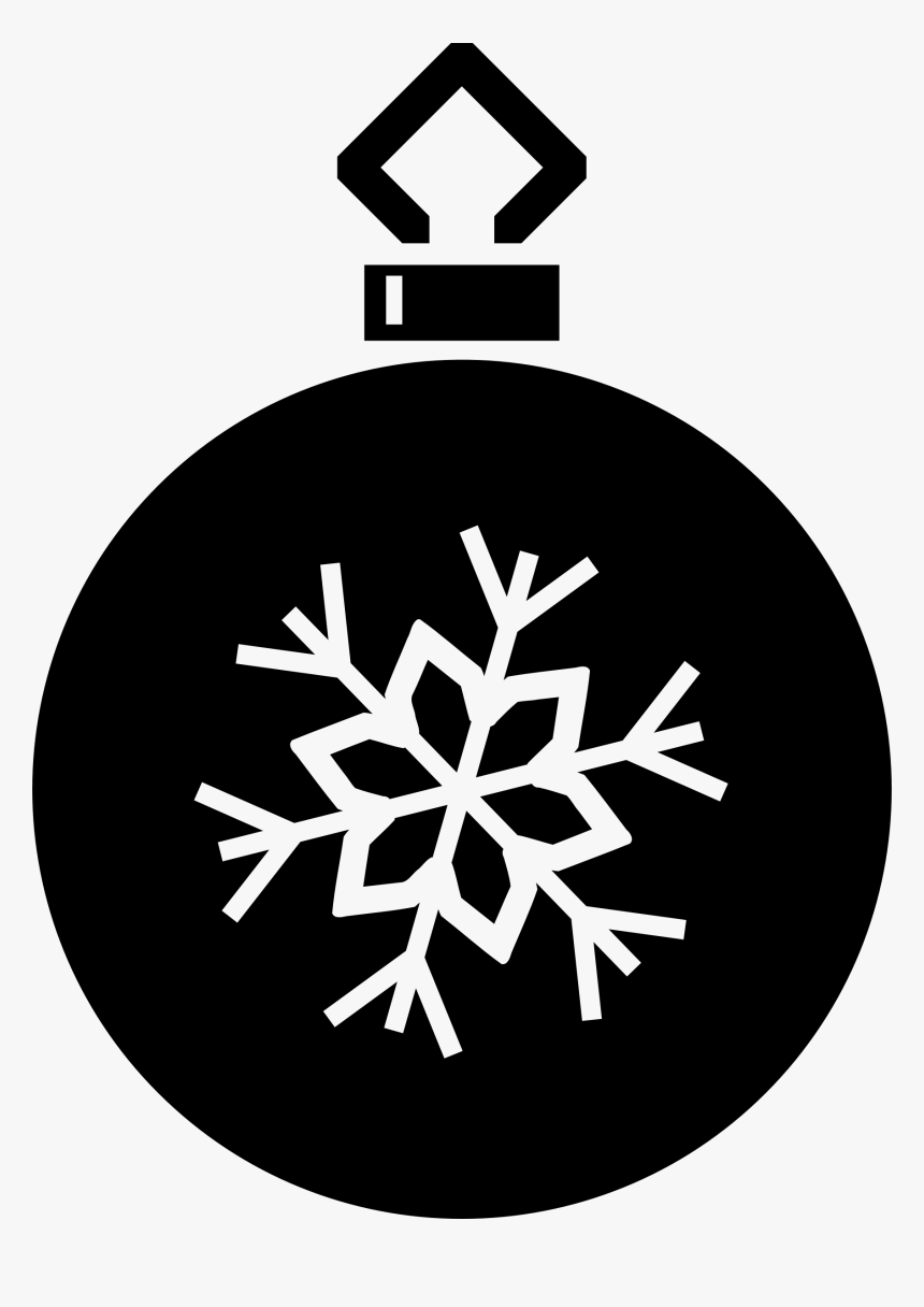Christmas Ornament Silhouette - Silhouette Christmas Ornament Clip Art, HD Png Download, Free Download