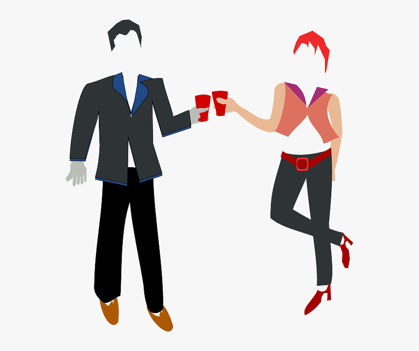 Coffee Man, Woman, Clothes, People, Couple, Drink, - People Drinking Coffee Clipart Png, Transparent Png, Free Download