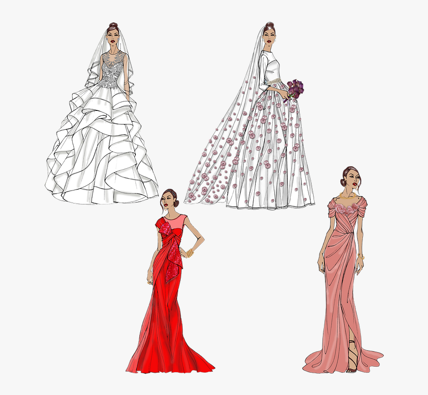 La Moda, Vestidos De Novia, Mujeres, Prendas De Vestir - Gown, HD Png Download, Free Download
