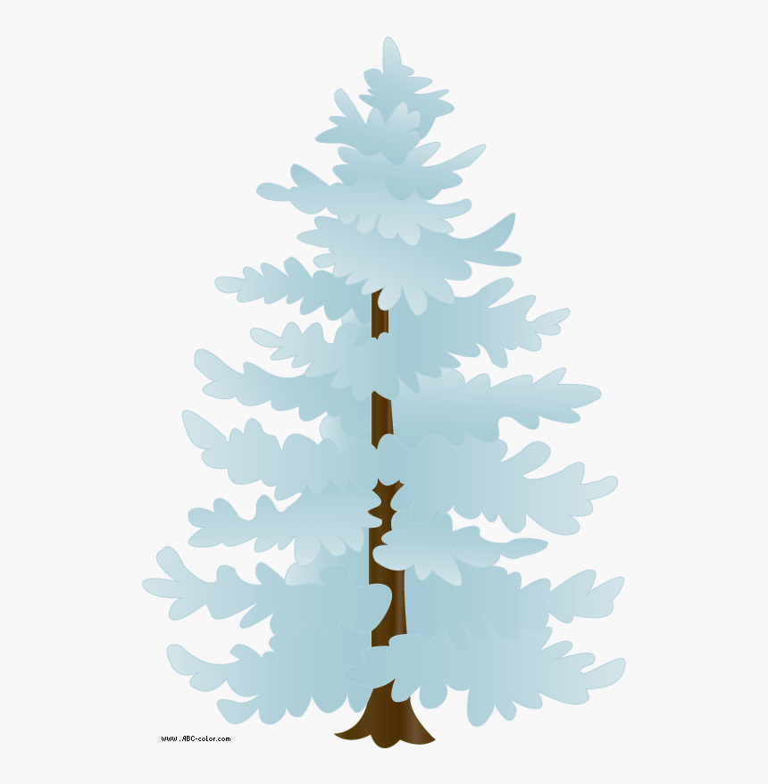 Transparent Pine Trees Clipart - Snow Covered Tree Vector, HD Png Download, Free Download
