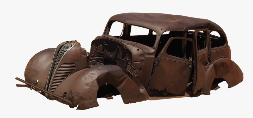 Old Rusty Car Png, Transparent Png, Free Download