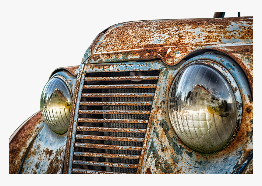 Transparent Rusty Car Png - Old Car Lights Png, Png Download, Free Download