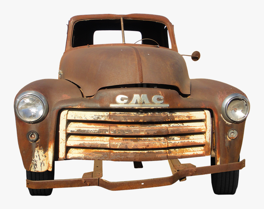 Transparent Rusty Car Png - Old Abandoned Trucks, Png Download, Free Download
