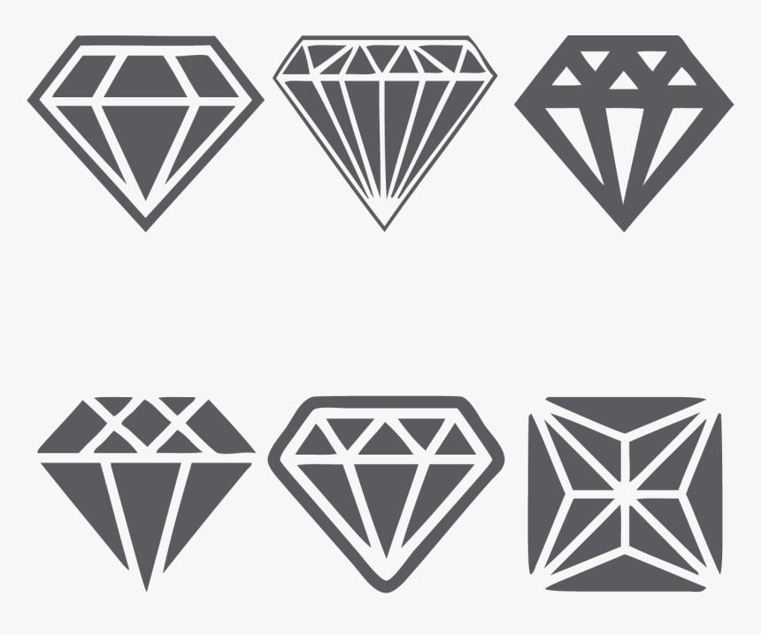 Gray Photography Diamond Royalty-free Stock Free Clipart - Diamond Vector, HD Png Download, Free Download