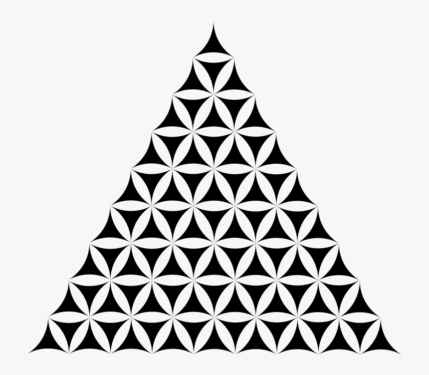 Design Clipart Triangle - Seed Of Life Dot Work, HD Png Download, Free Download