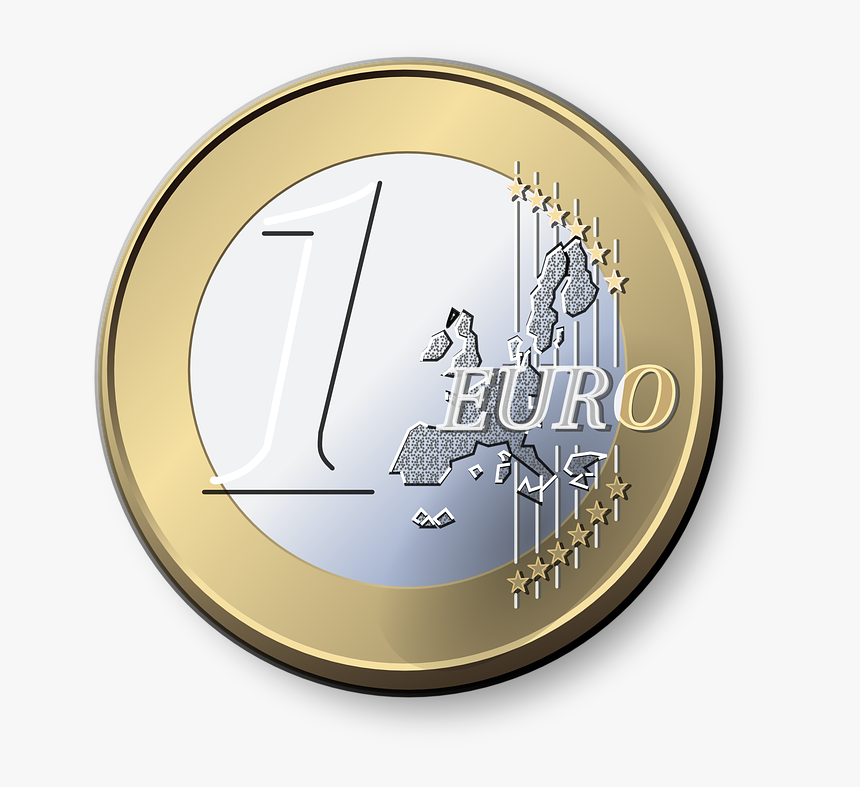 Euro, Coin, Currency, Europe, Money, Wealth, Business - 1 Euro Coin Png, Transparent Png, Free Download