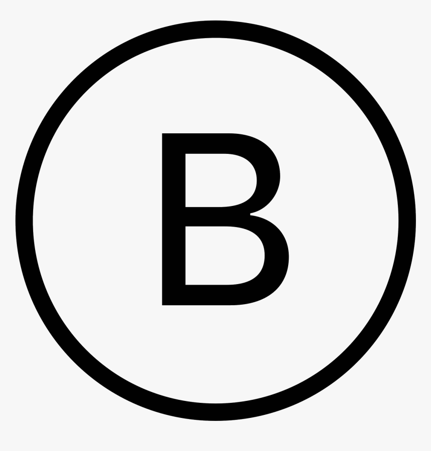 Clipart Apples Capital Letter - Letter B Inside A Circle, HD Png Download, Free Download