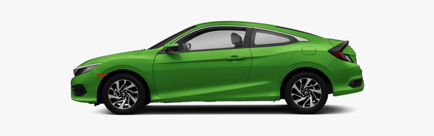 2018 Honda Civic Coupe Sideview - Hyundai Accent 2014 Gray, HD Png Download, Free Download
