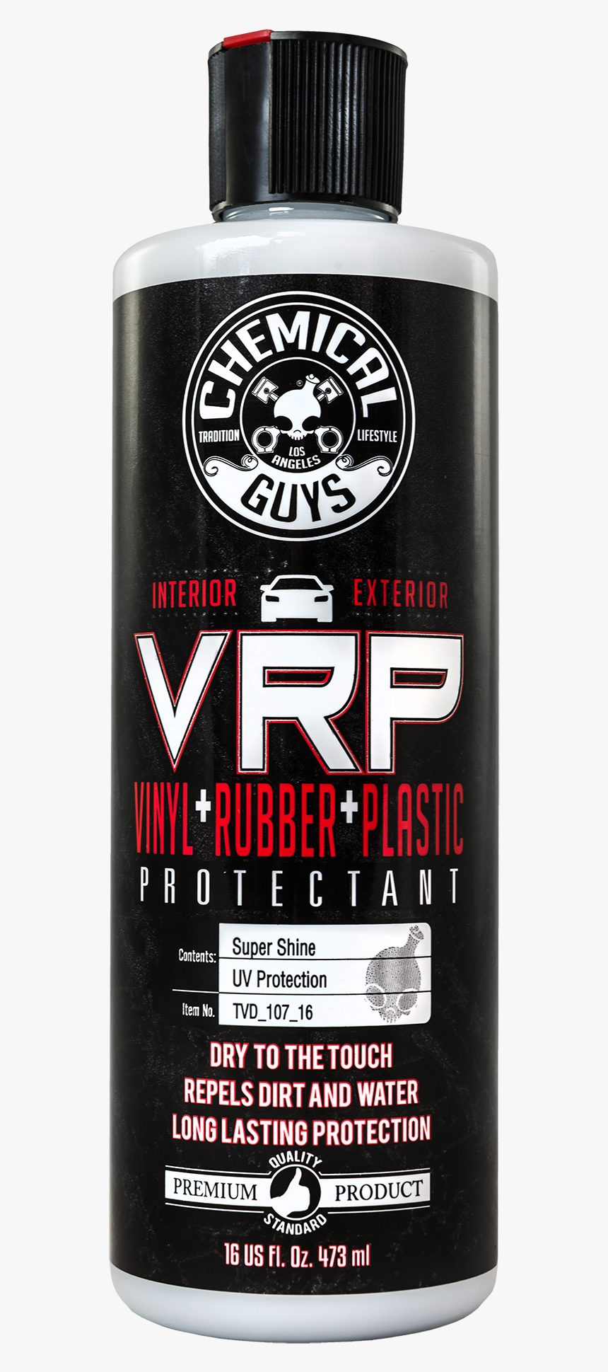 Vrp Vinyl, Rubber, Plastic Shine And Protectant - Vrp Dressing Chemical Guys, HD Png Download, Free Download