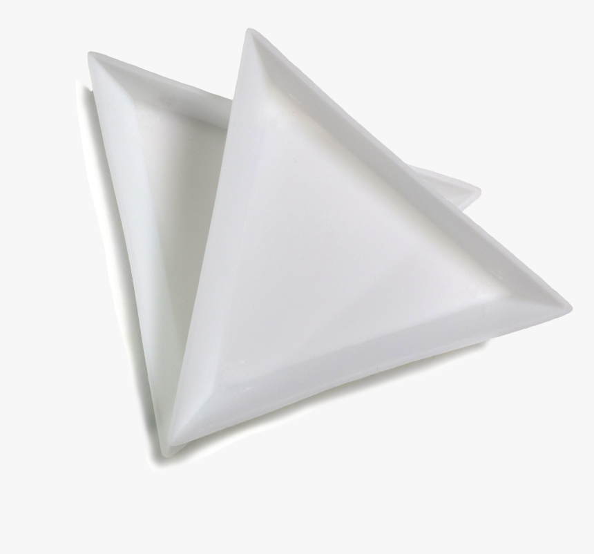 Triangle Glitter Catcher Tray - Paper, HD Png Download, Free Download